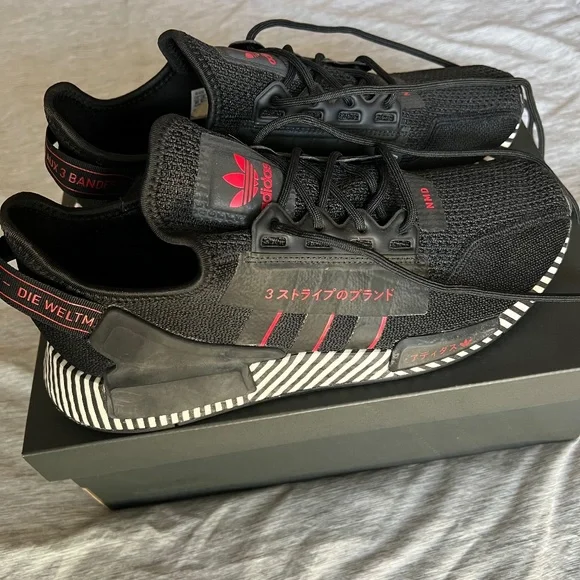 On Feet Exclusive Adidas Adidas Nmd R1 Black Footlocker INVINCIBLE X A Ma  Maniere X Adidas NMD